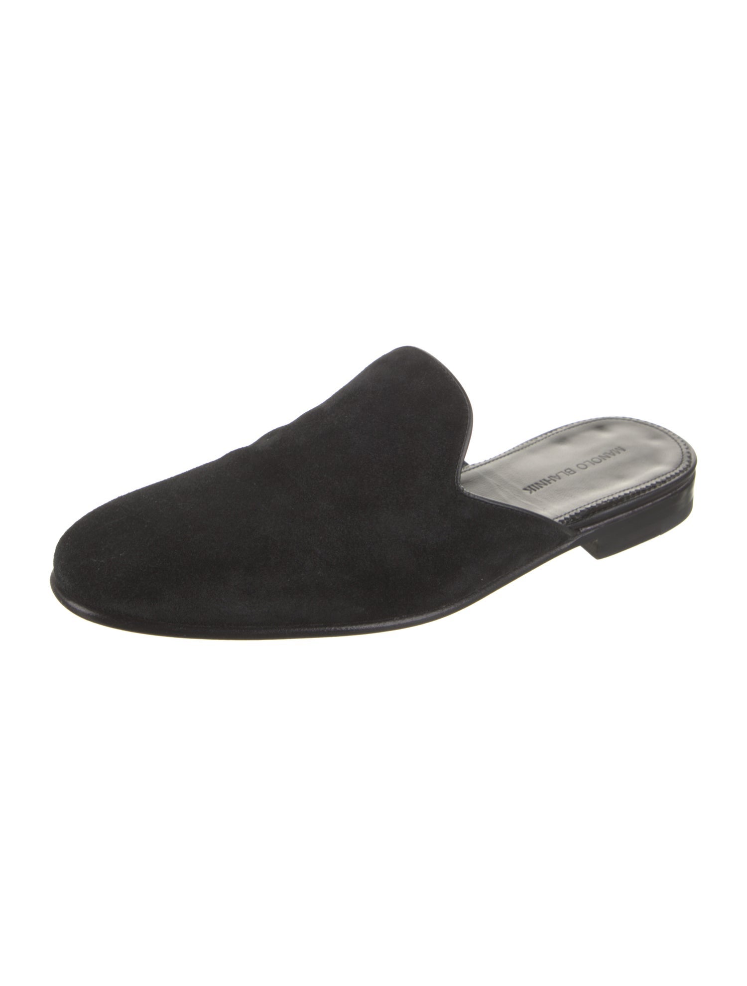 Manolo Blahnik Suede Slippers