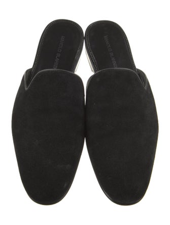 Manolo Blahnik Suede Slippers