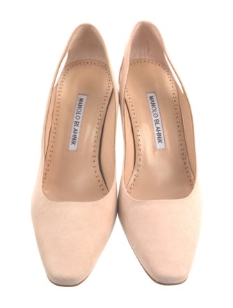 Manolo Blahnik Suede Pumps