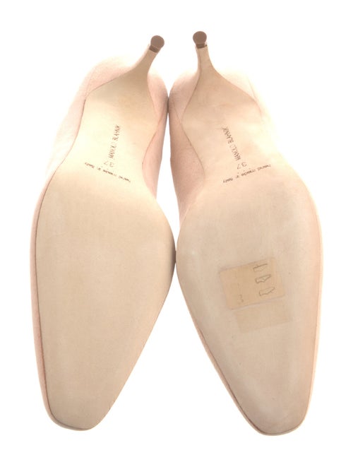Manolo Blahnik Suede Pumps