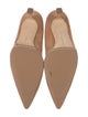Manolo Blahnik Suede Scalloped Accent Pumps