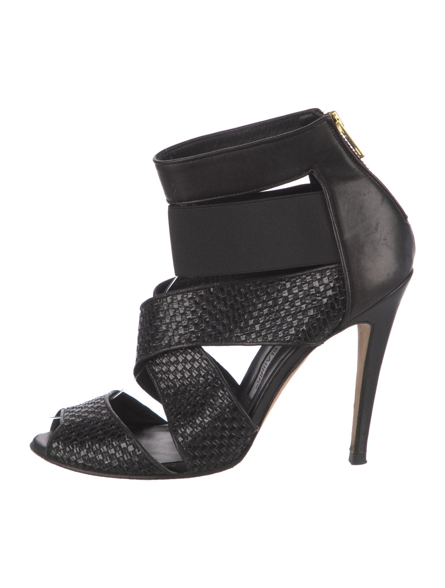 Manolo Blahnik Leather Sandals