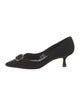 Manolo Blahnik Canvas Pumps