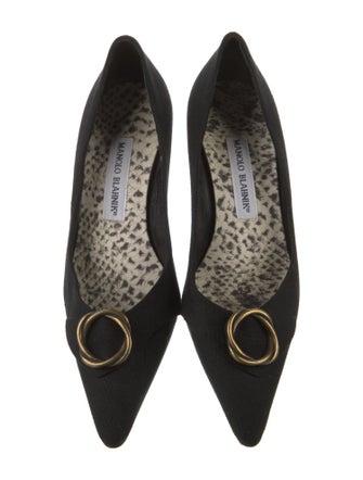 Manolo Blahnik Canvas Pumps