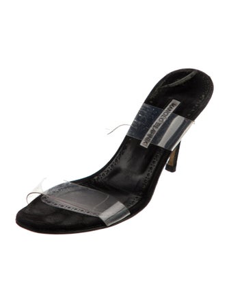 Manolo Blahnik PVC Slides