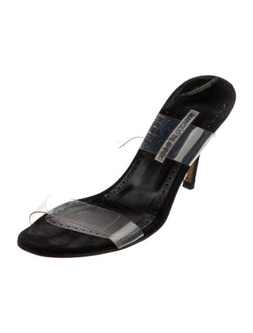 Manolo Blahnik PVC Slides