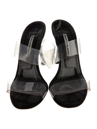 Manolo Blahnik PVC Slides