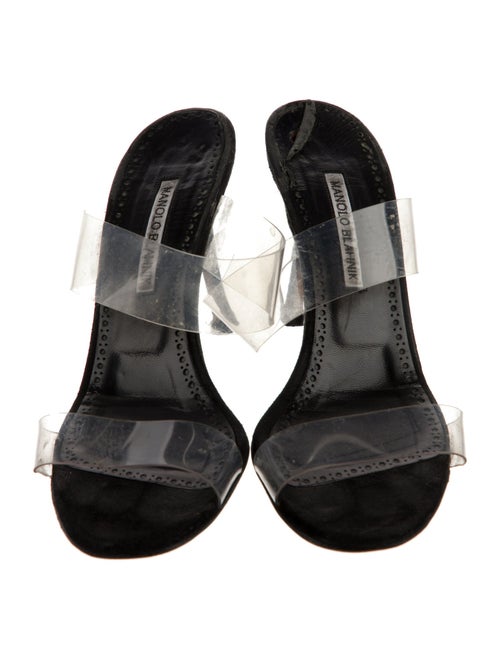 Manolo Blahnik PVC Slides