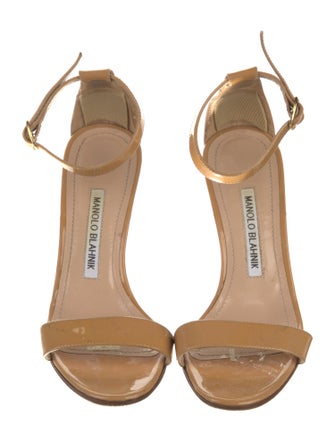 Manolo Blahnik Patent Leather Sandals