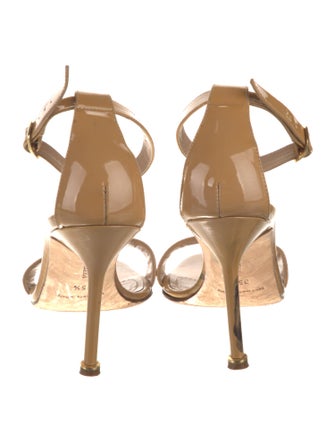 Manolo Blahnik Patent Leather Sandals