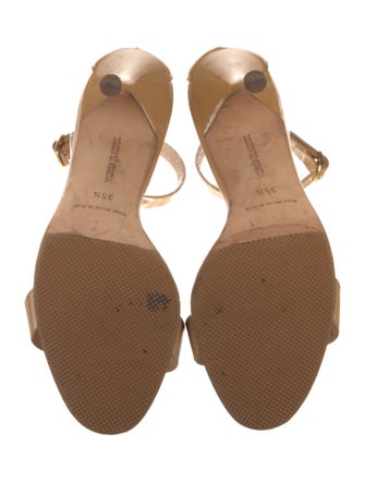 Manolo Blahnik Patent Leather Sandals