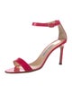 Manolo Blahnik Patent Leather Cutout Accent Sandals