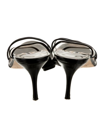 Manolo Blahnik PVC Slides