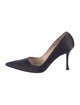Manolo Blahnik Satin Pumps