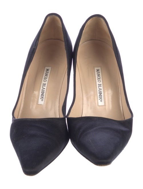 Manolo Blahnik Satin Pumps