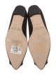 Manolo Blahnik Satin Crystal Embellishments Flats