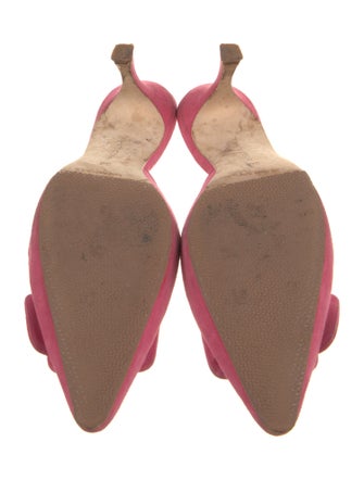 Manolo Blahnik Suede Mules