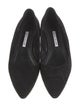 Manolo Blahnik Suede Flats