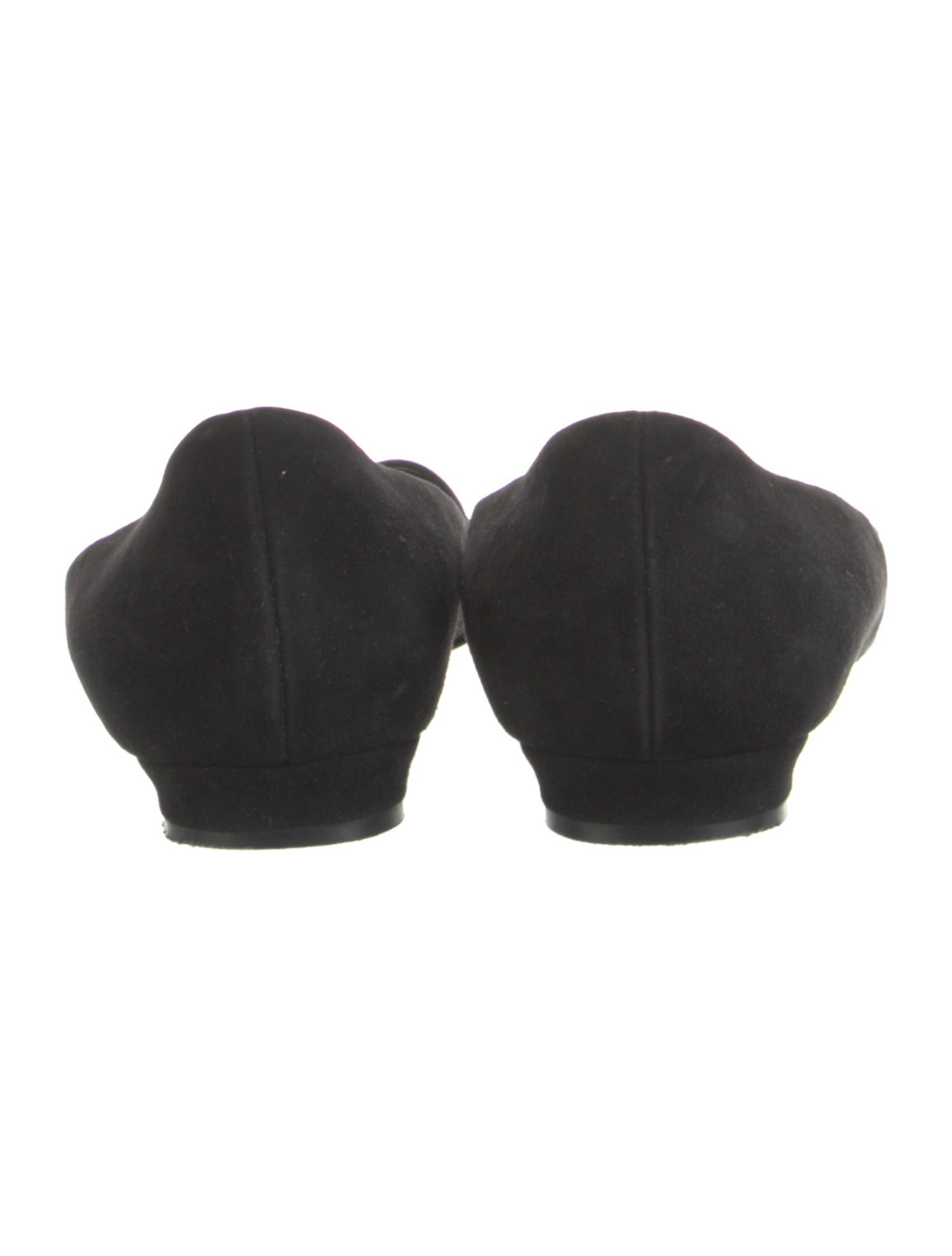 Manolo Blahnik Suede Flats