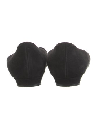 Manolo Blahnik Suede Flats