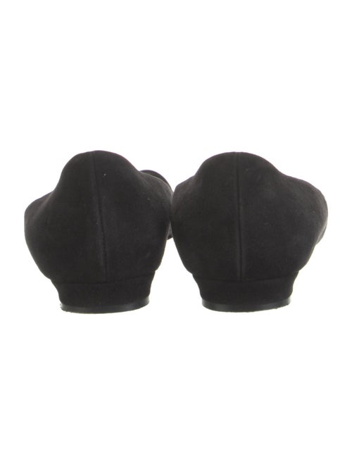 Manolo Blahnik Suede Flats