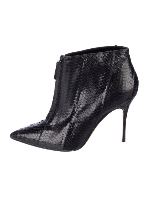 Manolo Blahnik Snakeskin Boots