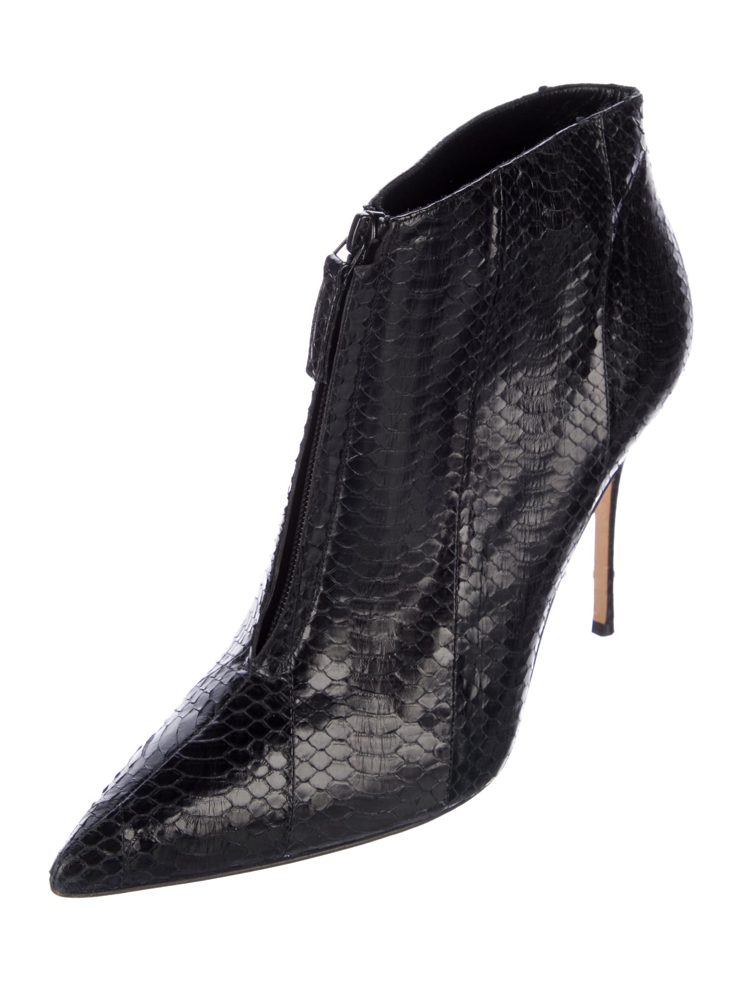 Manolo Blahnik Snakeskin Boots