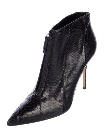 Manolo Blahnik Snakeskin Boots
