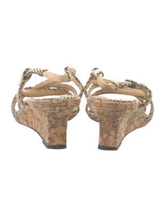 Manolo Blahnik Cutout Accent Espadrilles