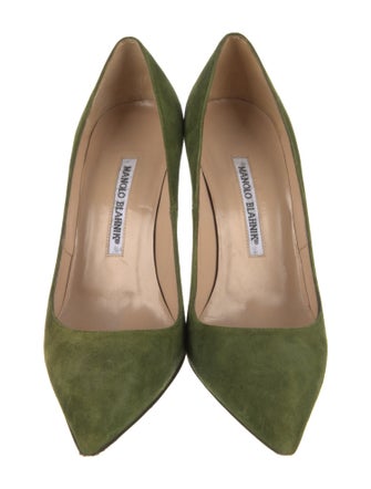 Manolo Blahnik Suede Pumps