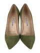 Manolo Blahnik Suede Pumps