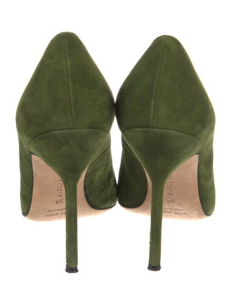 Manolo Blahnik Suede Pumps