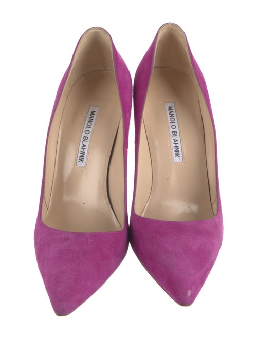 Manolo Blahnik Suede Pumps