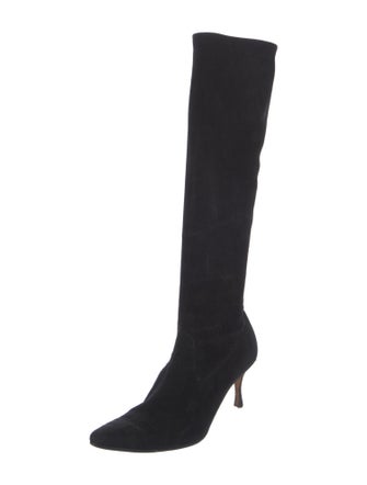 Manolo Blahnik Suede Boots