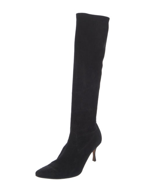 Manolo Blahnik Suede Boots