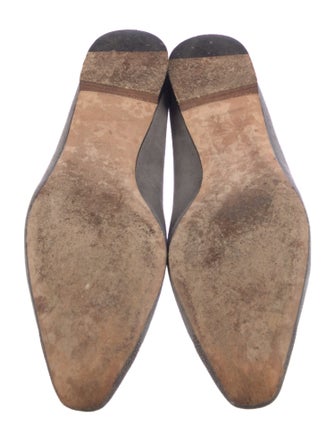 Manolo Blahnik Suede Ballet Flats