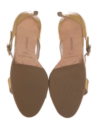 Manolo Blahnik Patent Leather Sandals