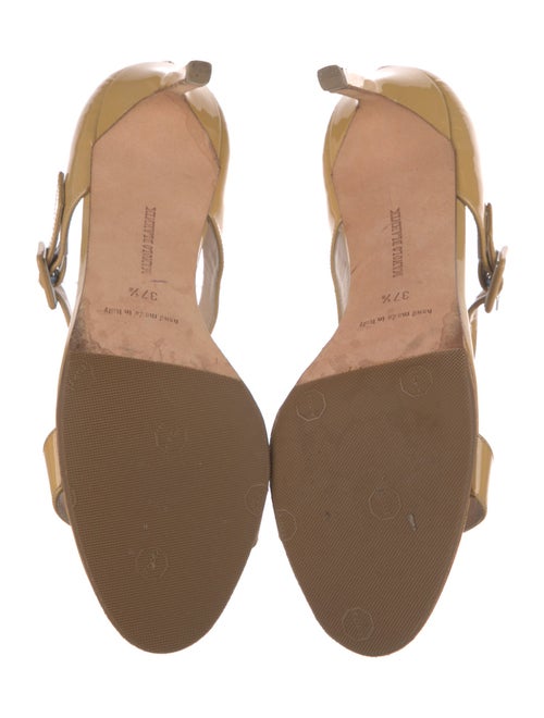 Manolo Blahnik Patent Leather Sandals