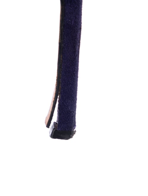 Manolo Blahnik Suede Slingback Pumps