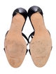 Manolo Blahnik Suede T-Strap Sandals
