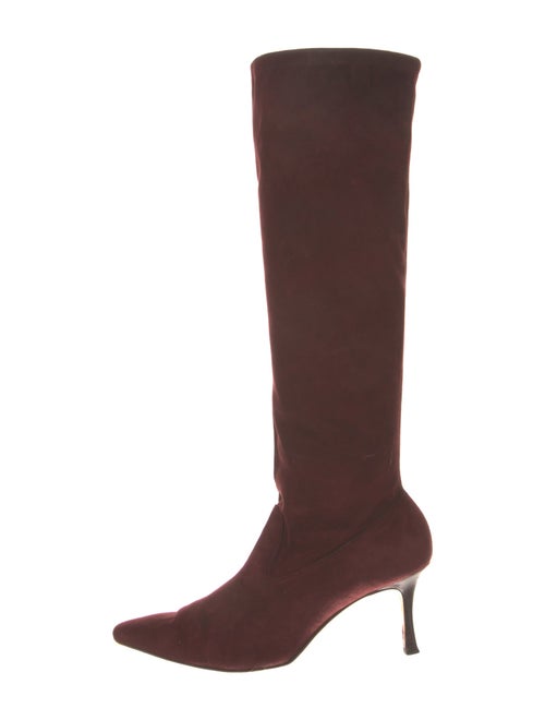 Manolo Blahnik Suede Boots