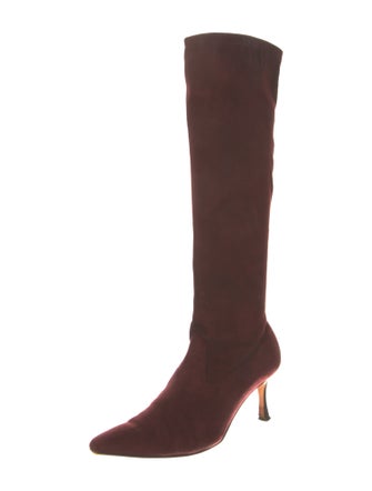 Manolo Blahnik Suede Boots