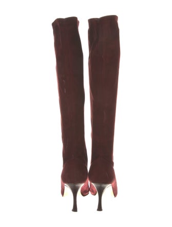 Manolo Blahnik Suede Boots