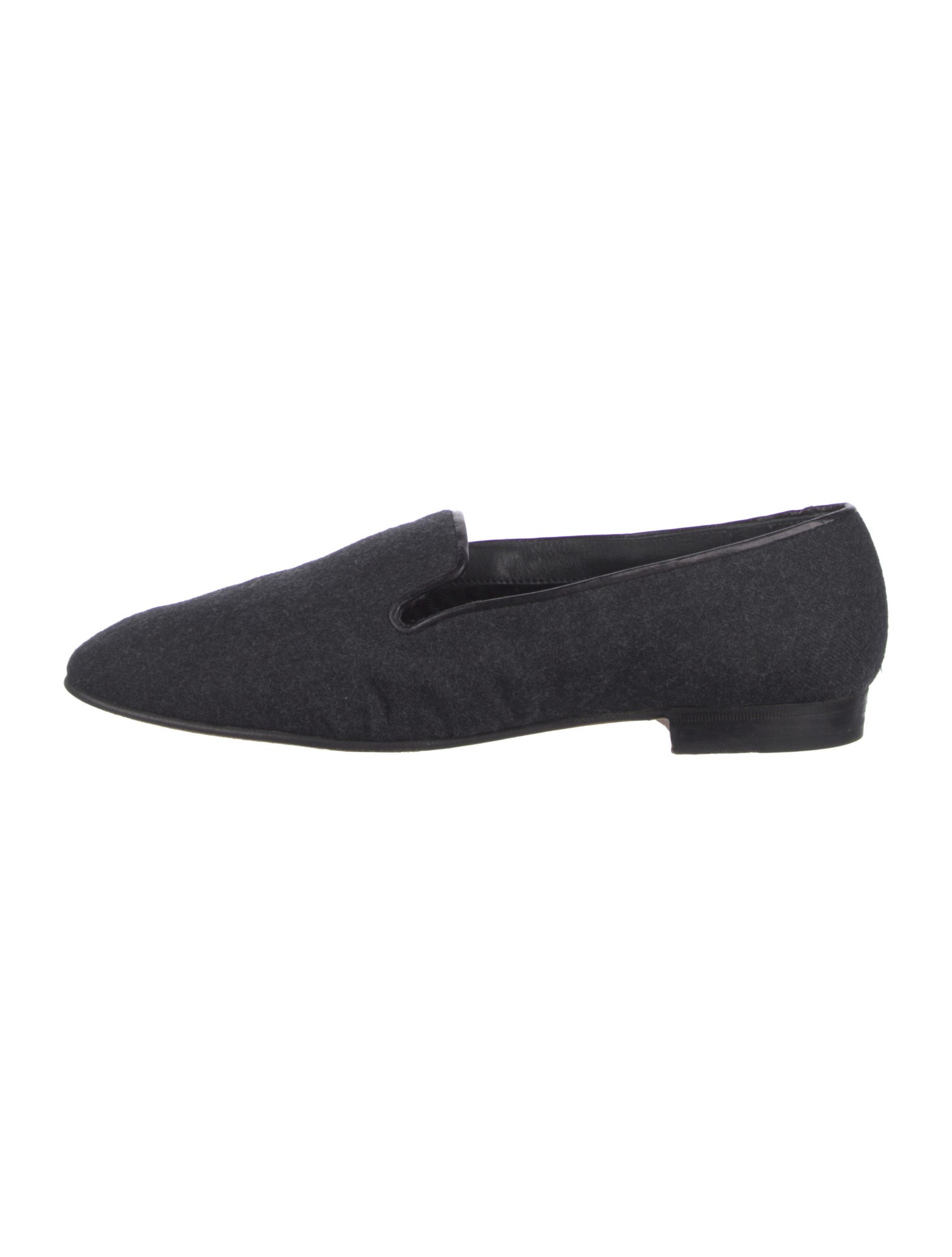 Manolo Blahnik Wool Loafers