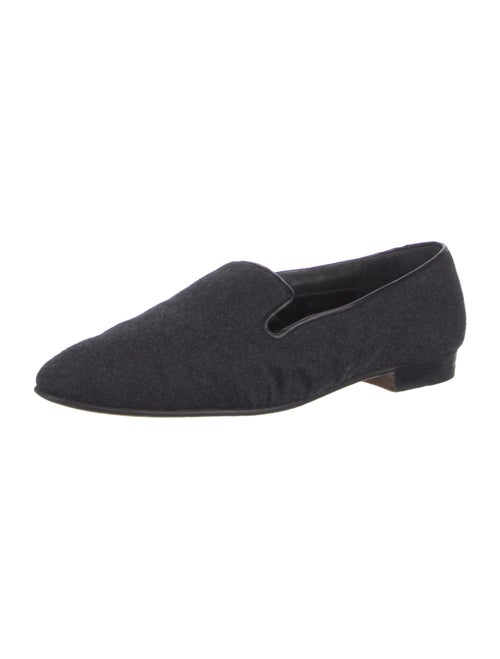 Manolo Blahnik Wool Loafers