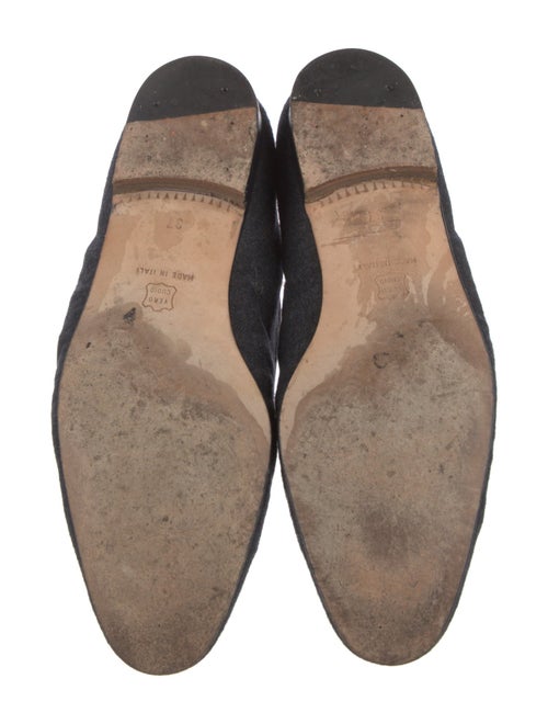 Manolo Blahnik Wool Loafers