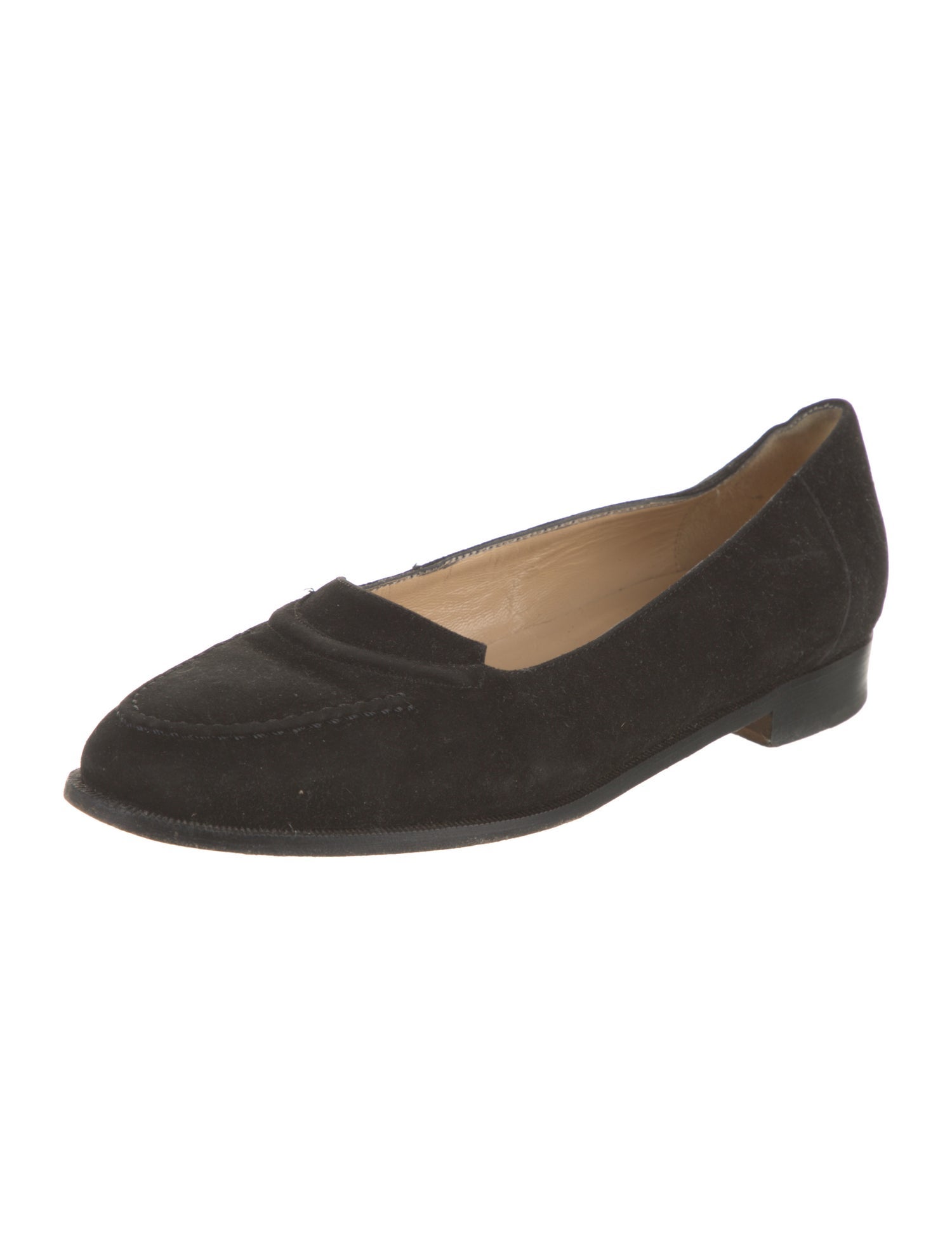 Manolo Blahnik Suede Flats