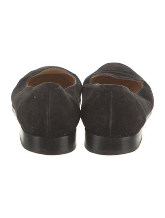 Manolo Blahnik Suede Flats