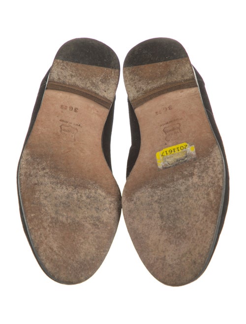 Manolo Blahnik Suede Flats