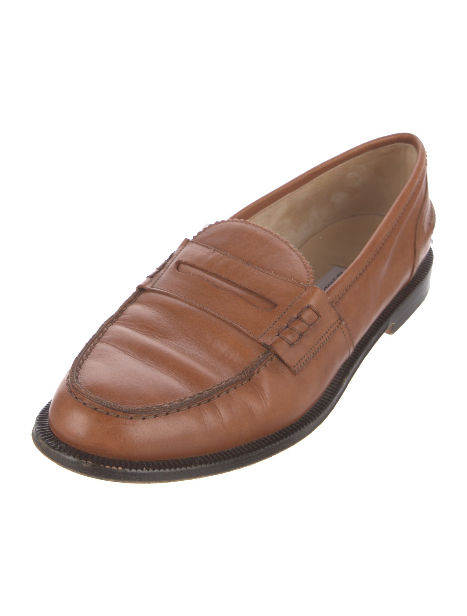 Manolo Blahnik Leather Loafers